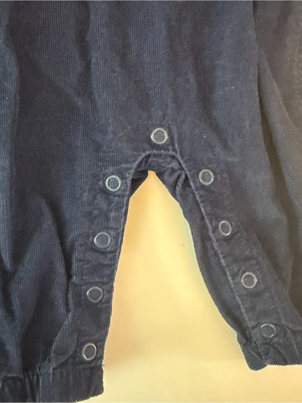 Carter’s Baby Boys Plaid Shirt & Navy Corduroy Overalls Outfit 0-3M